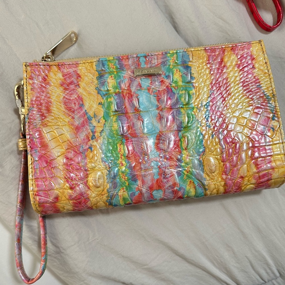 Brahmin Daisy Salt Water Taffy Melbourne Wristlet Wallet